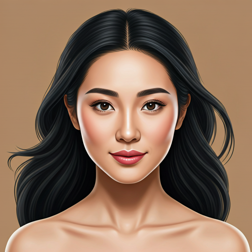 小韩美美说面向皮肤管理用户的品牌人物插画